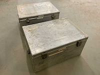 Vink liss aluminium kisten (2x) - afbeelding 1 van  5