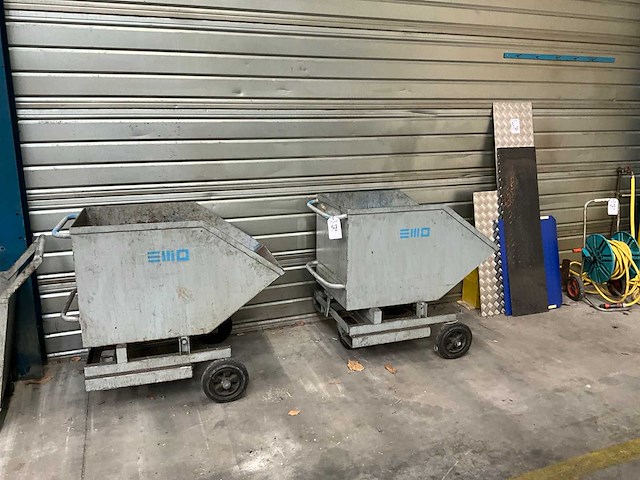 Vink lisse kiepcontainers (2x) - afbeelding 2 van  7