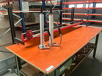 Vink lisse stalen werktafel met legro mobiele rolcutter - afbeelding 4 van  10