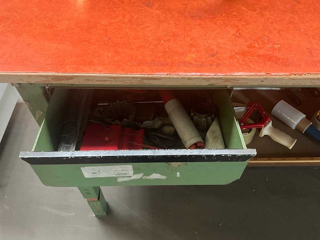 Vink lisse stalen werktafel met legro mobiele rolcutter - afbeelding 7 van  10