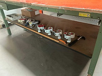 Vink lisse stalen werktafel met legro mobiele rolcutter - afbeelding 8 van  10