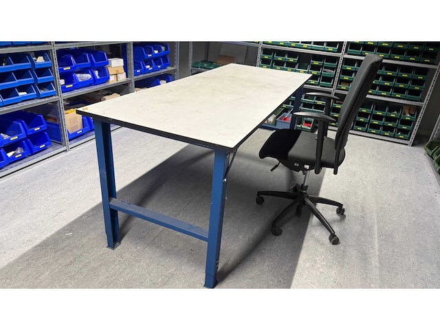 Vink lisse werkbank met bureaustoel - afbeelding 4 van  9