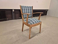 Vintage - teak - eetkamerstoelen - dining chair (5x) - afbeelding 11 van  12