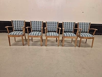 Vintage - teak - eetkamerstoelen - dining chair (5x)