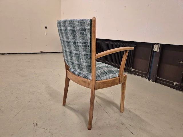 Vintage - teak - eetkamerstoelen - dining chair (5x) - afbeelding 3 van  12