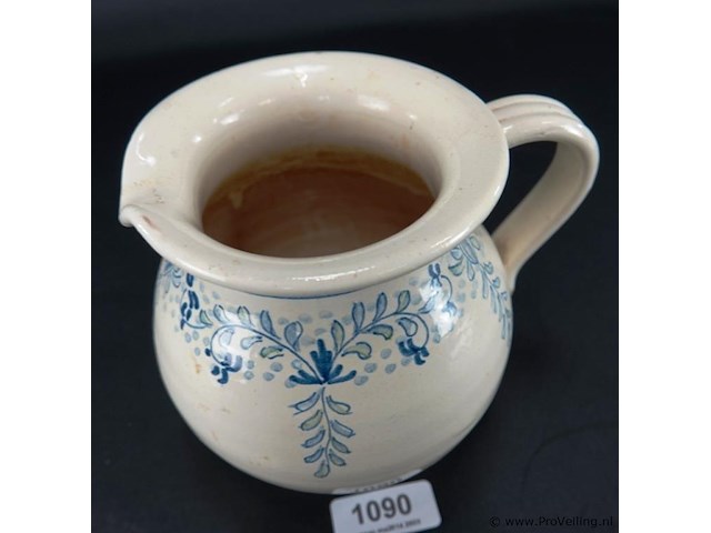 Vintage aardewerk kan - afbeelding 3 van  5