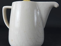 Vintage aardewerk koffiepot - afbeelding 3 van  5