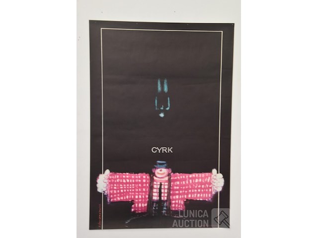 Vintage affiche circus - afbeelding 1 van  4