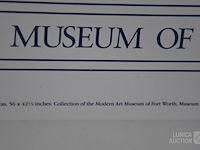 Vintage affiche " expo kunst" - afbeelding 5 van  6