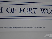 Vintage affiche " expo kunst" - afbeelding 6 van  6