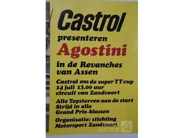 Vintage affiche motorsport - afbeelding 2 van  3