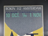 Vintage affiche tentoonstelling - afbeelding 3 van  5