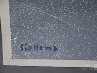 Vintage affiche tentoonstelling - afbeelding 4 van  5