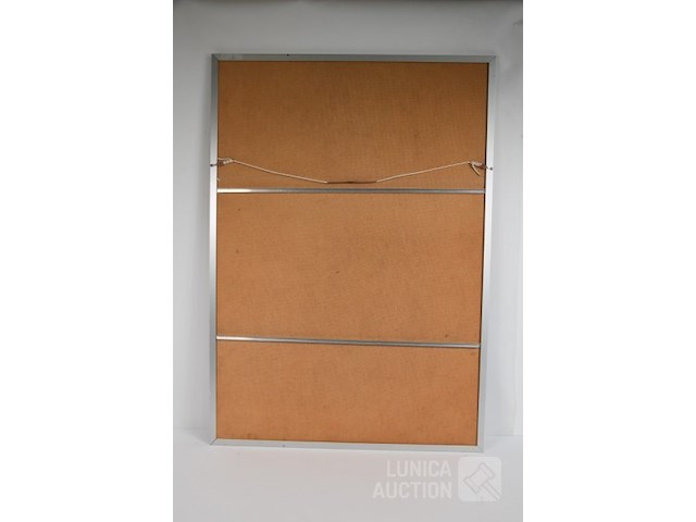 Vintage affiche tentoonstelling - afbeelding 5 van  5