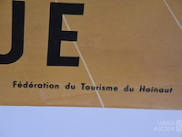 Vintage affiche toerisme hainaut - afbeelding 5 van  9