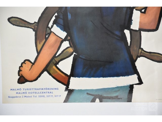 Vintage affiche toerisme - afbeelding 4 van  5