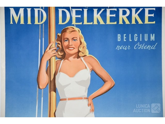 Vintage affiche toerisme - afbeelding 2 van  4