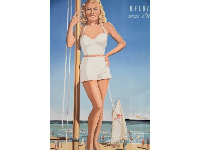 Vintage affiche toerisme - afbeelding 3 van  4