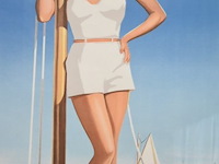 Vintage affiche toerisme - afbeelding 3 van  4