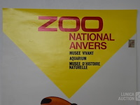 Vintage affiche zoo - afbeelding 4 van  6