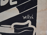 Vintage affiche - afbeelding 3 van  5