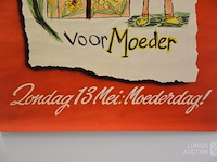 Vintage affiche - afbeelding 3 van  4
