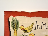 Vintage affiche - afbeelding 4 van  4