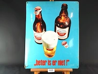 Vintage amstel bier reclamebord