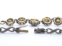 Vintage armband met natuurlijke diamanten - afbeelding 6 van  7