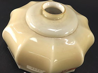 Vintage art deco glazen lampenkap, uit de jaren 30-40 - afbeelding 2 van  5