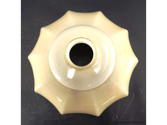 Vintage art deco glazen lampenkap, uit de jaren 30-40 - afbeelding 5 van  5