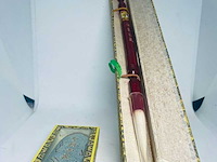 Vintage aziatische calligraphy - inksteen + penseel - afbeelding 2 van  5