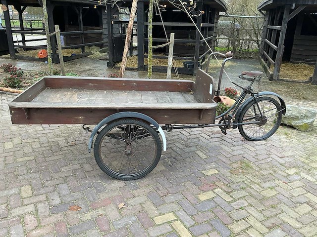 Vintage bakfiets - afbeelding 10 van  17
