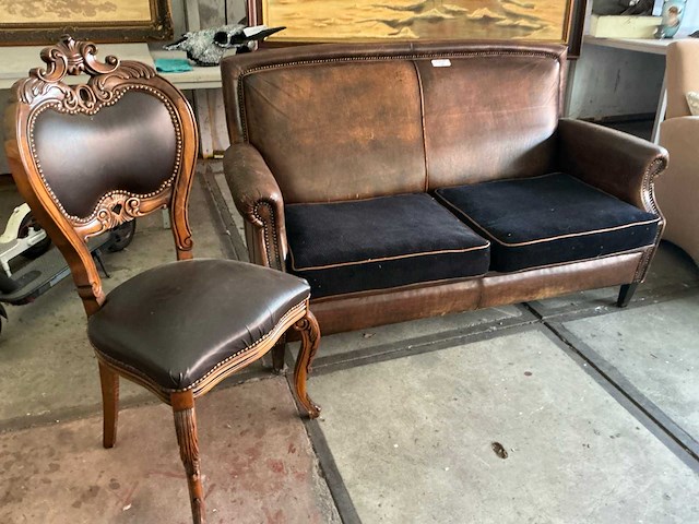 Vintage bankstel - afbeelding 1 van  7
