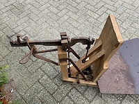 Vintage bascule van eikenhout - 200 kg - afbeelding 6 van  7