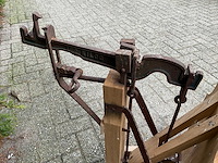Vintage bascule van eikenhout - 200 kg - afbeelding 4 van  7