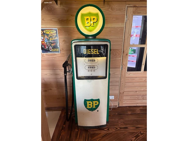 Vintage benzinepomp bp - afbeelding 2 van  7