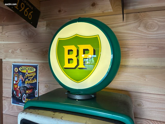 Vintage benzinepomp bp - afbeelding 6 van  7