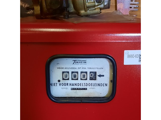 Vintage benzinepomp, tokheim, 93xa - afbeelding 6 van  9