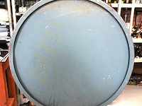Vintage beschilderd ijzeren bord verboden in te halen - afbeelding 5 van  6