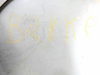 Vintage beschilderd ijzeren bord verboden in te halen - afbeelding 6 van  6