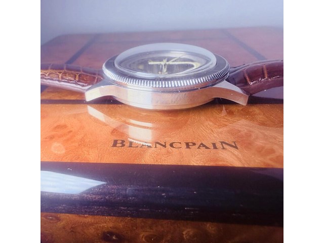 Vintage blancpain air command herenhorloge - inclusief doos - afbeelding 8 van  12