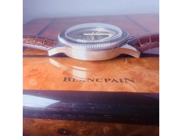 Vintage blancpain air command herenhorloge - inclusief doos - afbeelding 9 van  12