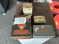 Vintage blik (4x) - afbeelding 1 van  5