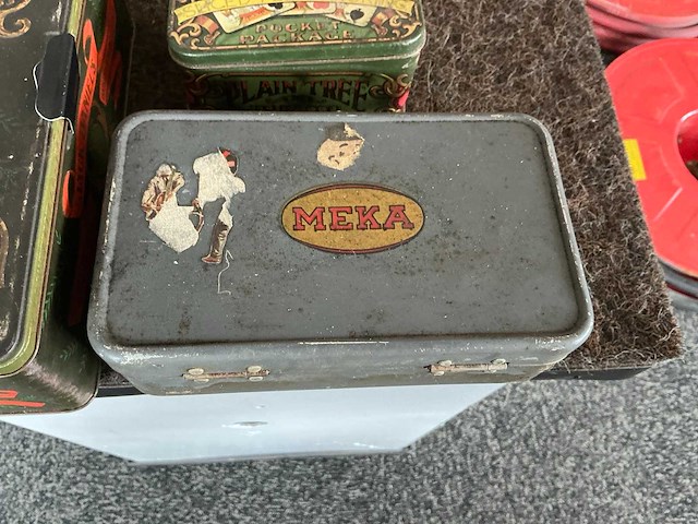 Vintage blik (4x) - afbeelding 3 van  5