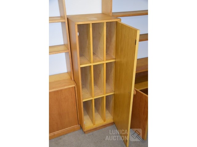 Vintage boekenrek/ lp-kast - afbeelding 5 van  7