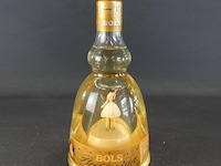Vintage bols ballerina likeurfles met een ingebouwd muziekdoosje en een dansende ballerina - afbeelding 1 van  5
