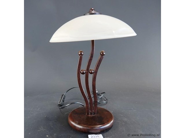 Vintage boxford tafellamp, ontworpen door jan des bouvrie in de jaren 80 - afbeelding 2 van  5