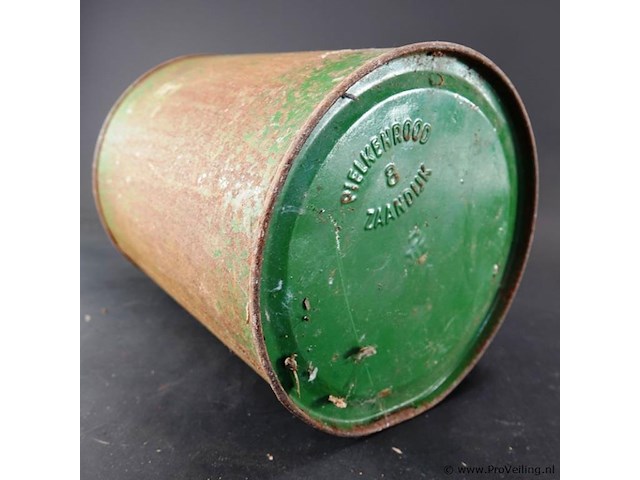 Vintage bp/pielkenrood metalen olie- of petroleumkan - afbeelding 6 van  7