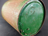 Vintage bp/pielkenrood metalen olie- of petroleumkan - afbeelding 6 van  7